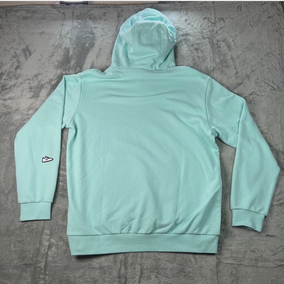NWT: Men’s Adidas Originals Undeniable Graphic Hoodie In Semi Flash Aqua• Medium - Picture 6 of 9